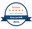 Avvo rates Susan Lynn Eleff 5 Stars out of 112 Reviews